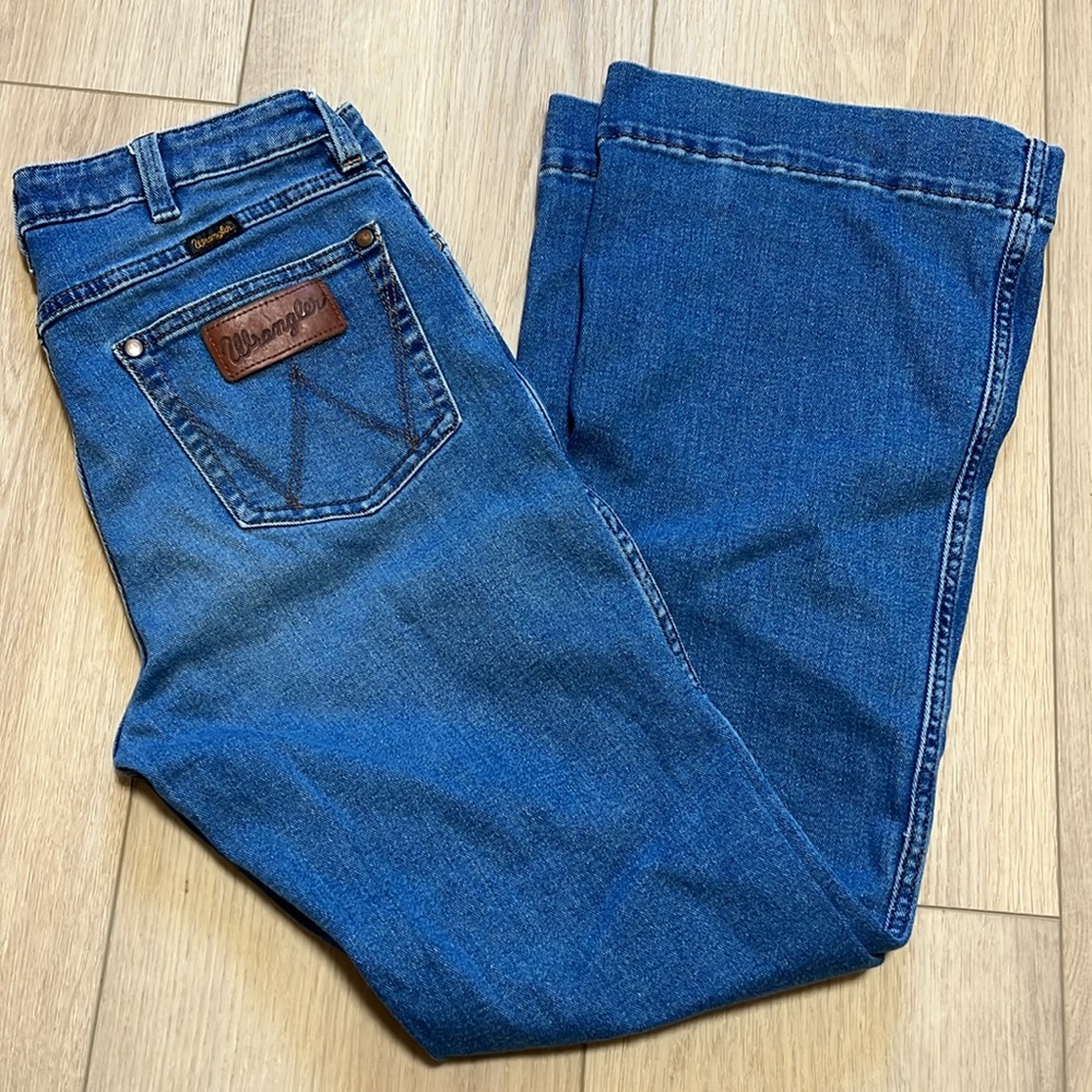 Wrangler Women's Blue Flare Jeans